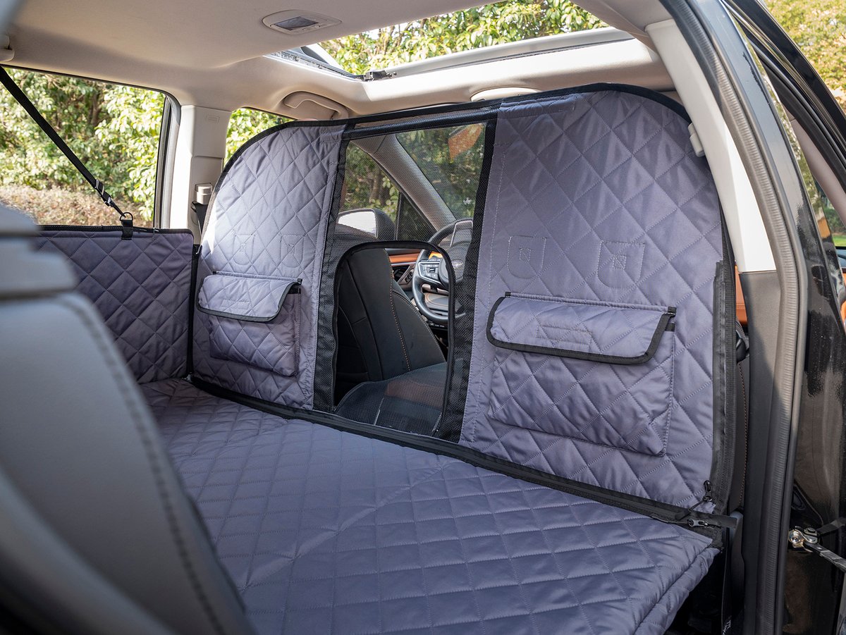 Deluxe Pet Car Seat Hammock with Raised Seat Barrier P3409 thumbnail 21