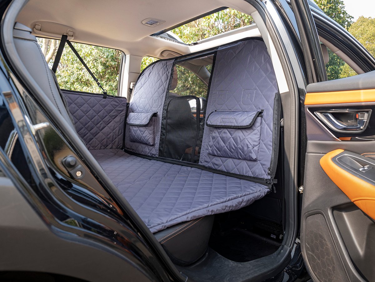 Deluxe Pet Car Seat Hammock with Raised Seat Barrier P3409 thumbnail 29